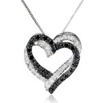 Black Diamond Pendant Necklaces