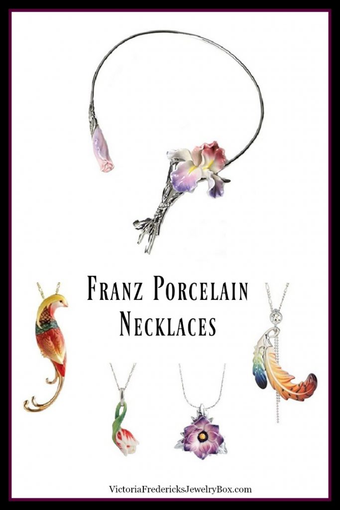 Franz Porcelain Necklaces Victoria Frederick's Jewelry Box