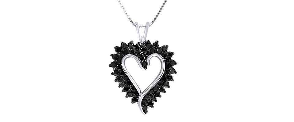 black diamond necklace