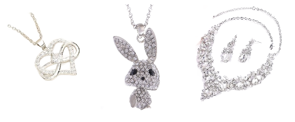 rhinestone necklaces