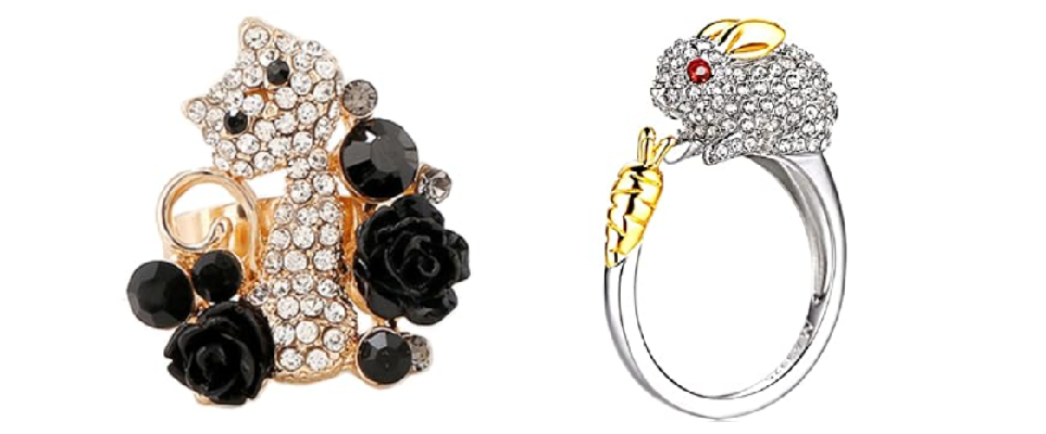 rhinestone rings