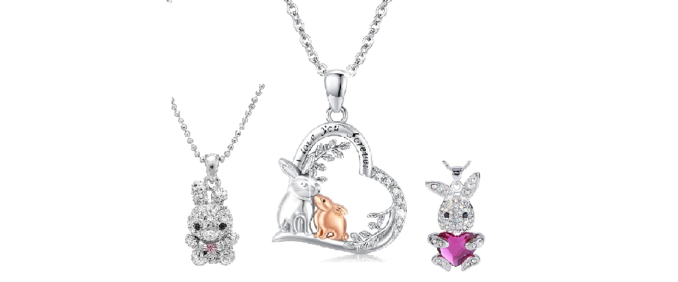 bunny necklaces