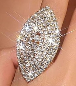 rhinestone ring